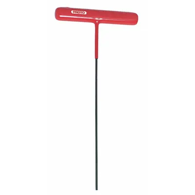 PROTO Hex Key: 0 Ball Ends, 5/16 in Tip Size, SAE, Long, Alloy Steel, Black Oxide - T-Shaped Hex Keys