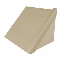 Plastic end cap for terminating bird slide systems on ledges and beams. Measures 8 1/2 inches high, 6 inches wide, 5 feet long. Beige color. Sold in pack of 10. Suitable for heavy bird pressure applications.