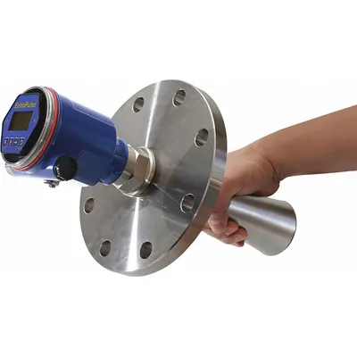 FLOWLINE Noncontact Ultrasonic Level Sensor: For Chemicals/Oil/Wastewater/Water Media Type, NPT - Pulse Radar Level Sensors