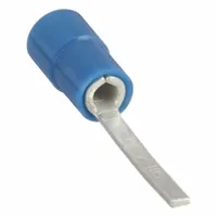 POWER FIRST Pin Terminal: Blue, Vinyl, 0.079 in Pin Dia