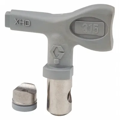 GRACO XHD315 Airless Spray Gun Tip, 0.015 in, Gray - Tips for Airless Spray Guns