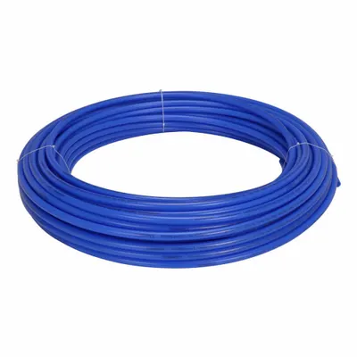 ZURN Tubing: PEX Type B, 3/4 in, Blue, Coil, 300 ft Overall Lg (MPN Q4PC300XBLUE) - PEX Tubing for General Plumbing
