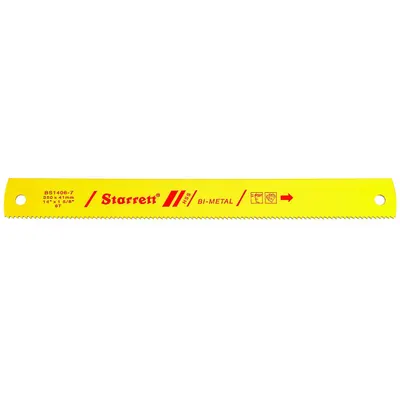 STARRETT Power Hacksaw Blade: Power Hacksaw Blade, 14 in Blade Lg, For 10 in Max. Dia - Steel & General Metal Cutting Blades