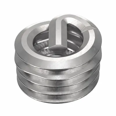 HELI-COIL Free-Running Tanged Helical Insert M4-0.70 Plain 1,000 PK - Free-Running Tanged Helical Inserts