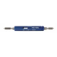 Metric thread gauge for verifying thread dimensions of helical inserts. Compatible with M4-0.70 external thread size, coarse right-hand threads. Used to check thread fit before insert installation, helping to prevent cross-threading or damage