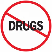Hard Hat Label: Drugs, 2 in Dia, English, Std, Non-Reflective, Universal, 4 Labels, 4 PK (MPN 49580)
