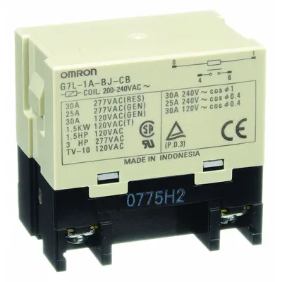OMRON G7L Series Enclosed Power Relay - Bracket-Mounted Relays