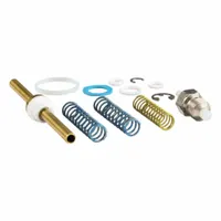This repair kit contains O-rings, packings, seals, and springs for servicing the BINKS M1-G spray gun. It is used to replace worn components and restore proper sealing and performance in industrial painting operations