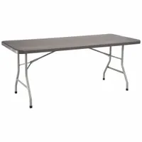 NATIONAL PUBLIC SEATING Folding Table: Rectangle Table Shape, Charcoal Tabletop, 30 in Dp, 72 in Wd (MPN BT3072-20)