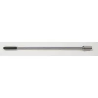 This BINKS fluid needle is a replacement component for air sprayers, designed to regulate fluid flow in spray finishing operations. It is compatible with manufacturer model number 6121-4307-9 and is used in industrial painting, automotive refinishing, and general coating applications