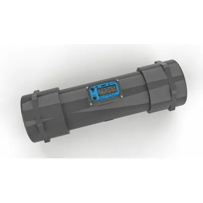 FLOMEC Watermeter: Flow Meter, Turbine, 4 in FNPT, 4 in Connection Size, FNPT - Inline Turbine Flowmeters with Totalizers for Water