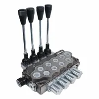HYDRO CUSTOM Hydraulic Directional Control Valve: Four-Way / Three Positions, Tandem Center (MPN 228902)