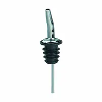 TABLECRAFT PRODUCTS COMPANY Liquor Pourer: Silver, Stainless Steel, 4 1/2 in Overall Ht (MPN 330)