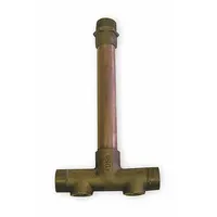 CAMPBELL Well Water Tank Fitting: Brass, Tee, 16 in Overall Lg, 1 1/4 in MNPT, MNPT (MPN FTX5-4x16-LF)