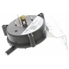 This YORK pressure switch is a replacement HVACR control designed to monitor and regulate refrigerant or air pressure in commercial heating, ventilation, air conditioning, and refrigeration systems. It opens or closes electrical contacts at preset pressure thresholds to protect equipment and ensure safe operation.