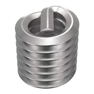 HELI-COIL Free-Running Tanged Helical Insert, #12-24 Thread, Plain, 12-Pack - Free-Running Tanged Helical Inserts
