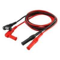 TRIPLETT Shrouded straight to right-angled banana plugs: Std Probe, Banana Plug, 47 in Lg (MPN TL007)