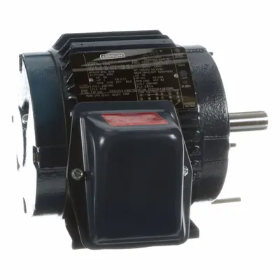 LEESON General Purpose: Rigid Base Mount, Totally Enclosed Non-Ventilated, 1 hp - Rigid Base 3-Phase General Purpose AC Motors