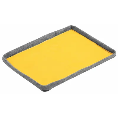 PIG Filter Berm Pad Liner, 19 1/2 in x 27 in, Black/Yellow, 4 PK - Liners for Filter Berm Pads