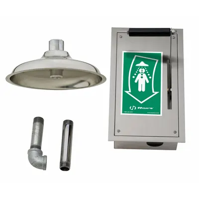 HAWS 8164 Recessed Ceiling-Mount Emergency Shower - Recessed Ceiling-Mount Showers