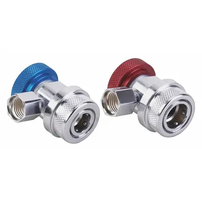 ROBINAIR Couplers for R-134a Hoses, 2-Piece Set - Refrigerant Machine Replacement Hoses & Couplers