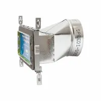 Vent Boot Hanger: Straight Boot Boot, 8 in Dia. 8 in H x 8 in W Collar Size, 8 in Collar Dia, Steel (MPN SBS-8148 SB)