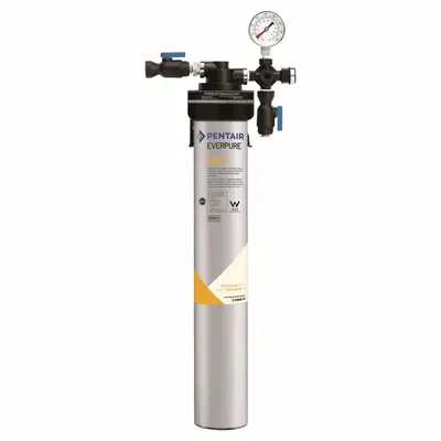 EVERPURE Water Filtration System: 5 micron, 2.5 gpm, 25,000 gal, 24 in Overall Ht - Drinking Fountain & Beverage Machine Water Filter Systems