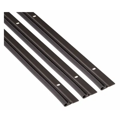 NATIONAL GUARD Metal Leaf Weatherstripping with Silicone Bulb Insert