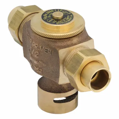 JAY R. SMITH MFG. CO 2699-1LF Cast Bronze Trap Primer, 1/2 in, Threaded - Trap Primers & Repair Parts