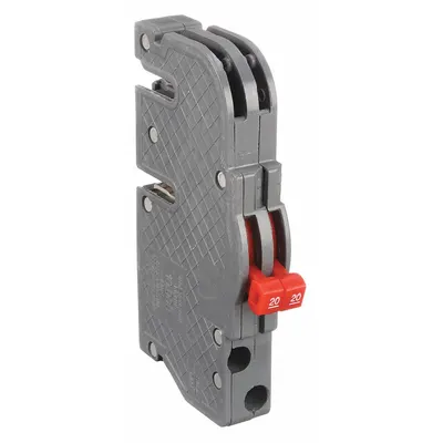 ZINSCO Miniature Circuit Breaker: 20/20 A Amps, 120V AC, 0.75 in Wd, 10kA at 120V AC - Zinsco Miniature Circuit Breakers