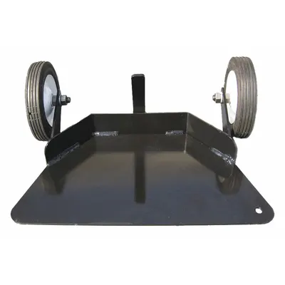 ZING Sign Base Mover: 14 in Lg, 12 in Wd, 10 in Ht, Black - Sign Base Movers