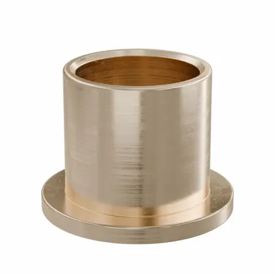 OILITE Flanged Sleeve Bearing: Bronze, SAE 841, 5/8 in Bore, 3/4 in OD, 3/4 in Lg - Lubricated General Purpose Metallic Flanged Sleeve Bearings