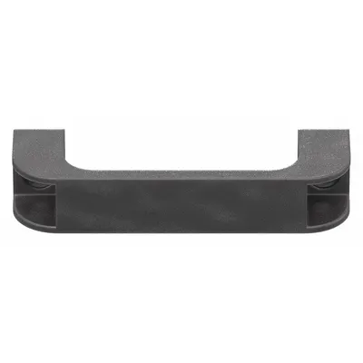 FAZTEK Handle: 15 Series, Inch, Plastic, Black, Drop-In, 4 27/64 in x 1 27/64 in - Standard Handles