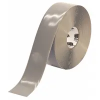 Floor Marking Tape: Extra-Durable, Solid, Gray, 3 in x 100 ft, 50 mil Tape Thick, Mighty Line® (MPN 3RGRY)