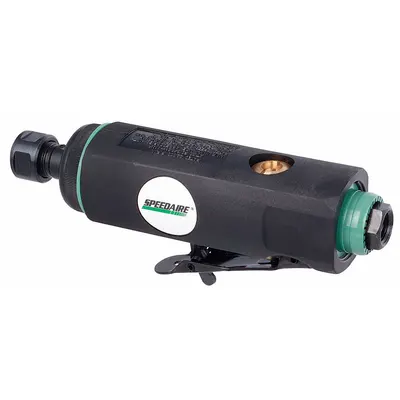SPEEDAIRE Die Grinder: Straight Tool, 0.5 hp Horsepower, 22,000 RPM Max. Speed - Air-Powered Straight Die Grinders