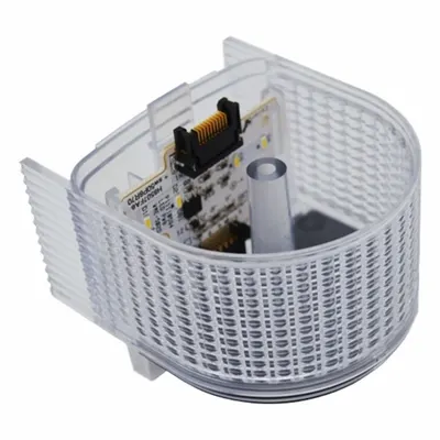 PATLITE Tower Light Module: Steady, 24V DC, White, 80 3/16 mm Overall Dia - Steady Light Modules