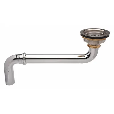 ZURN Z8749-SS Brass Sink Drain with Stainless Steel Finish - Sink Drains with Basket Strainer