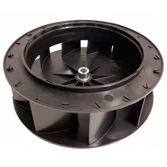 This replacement wheel is designed for use in HVACR fans, filters, and ventilation systems. It is compatible with manufacturer part number G-80 and serves as a direct replacement component for industrial air-moving equipment.