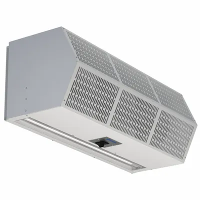 BERNER Unhtd 14"H 39"W 15"D Galv St Air Curtain: Ambient Air, Std Profile, For 3 ft Opening - Ambient Air Curtains