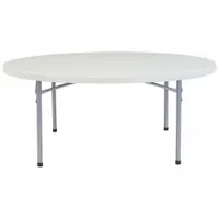 NATIONAL PUBLIC SEATING Folding Table: Round Table Shape, Speckled Gray Tabletop, 29 1/2 in, Plastic (MPN BT-71R)