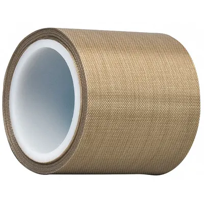 3M Cloth Tape: 1 in Wd, 5 yd Lg, 3.2 mil Thick, Silicone - PTFE Slick Surface Tape