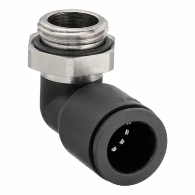 LEGRIS 3199 12 17 Push-to-Connect Elbow Fitting - Nylon & Nickel-Plated Brass Tube Fittings