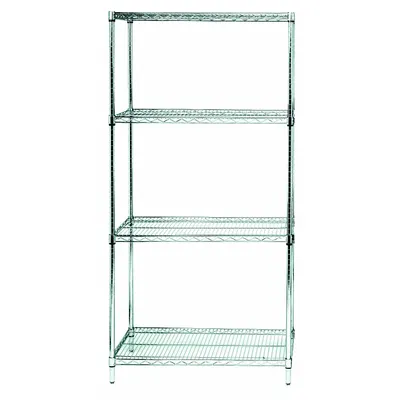 OEM Stainless Steel Stationary Wire Shelving Unit - Corrosion-Resistant Stationary Wire Shelving for Harsh Environments