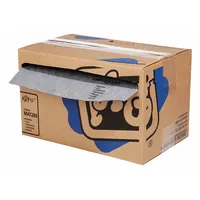PIG Sorbent Roll: 50 ft Lg, 16 in Wd, Gray, Polypropylene, 50 ft Roll Lg, 16 in Roll Wd, 3 PK (MPN MAT289)