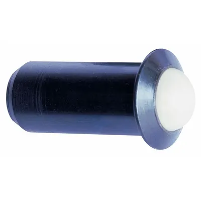 TE-CO Ball Plunger: Press Fit, Steel Body w/ Nylon Ball, 5/16 in Body Dia - Press-Fit Ball Plungers