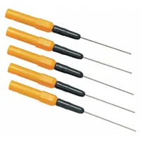 FLUKE Test Probe: Std Probe, 3 1/4 in Lg, Steel, Yellow, 60 V Max Volt (MPN TP40)