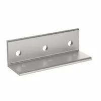 Inside Corner Bracket: Inside-Corner Bracket, 15 Series, 4 1/2 in x 1 31/64 in x 1 1/2 in, 6 Holes (MPN 093WD11438)