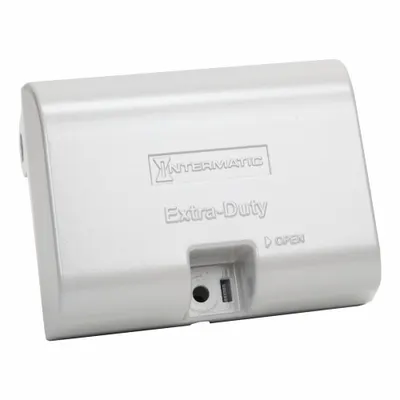 INTERMATIC While In Use Weatherproof Cover: 1 Gangs, Horizontal, Die-Cast Aluminum - 1-Gang While-in-Use Weatherproof Covers