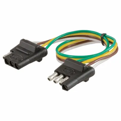 CURT 4-Way Automotive Electrical Plug - Fleet and Vehicle Maintenance