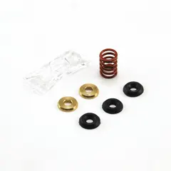 Valve repack kit containing seals and packing components for servicing and rebuilding industrial valves. Used to stop stem leaks and restore valve integrity in HVACR and process control systems.